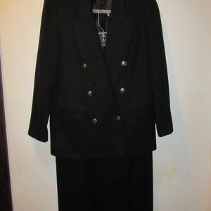 SUIT, WOOL JACKET AND SKIRT,  NYLON LINING,
